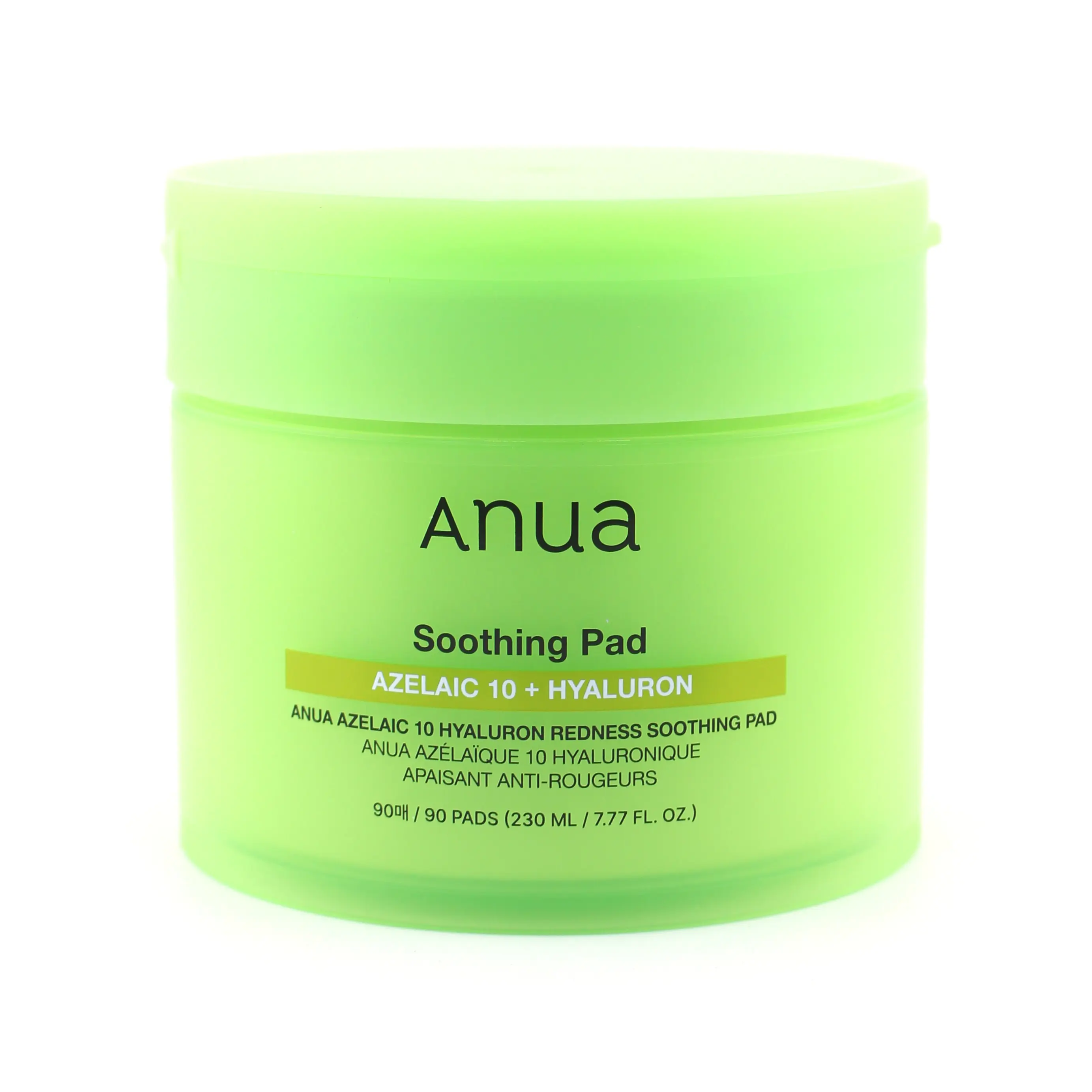 Anua 10% Azelaic Hyaluron Redness Soothing Toner Pads - Calming Moisturizer for Sensitive Skin, Hydrating with Salicylic Acid