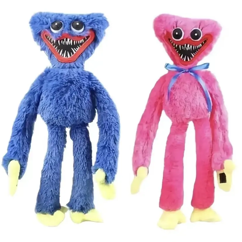 40cm Horror-Themed Creepy Cute Blue Long-Limbed Anthropomorphic Stuffed Toy - Durable Soft Fluffy, Cute Stuffies, Poopsie Surprise Mini Finger Puppet Set, Soft Cuddly Gift, Collectors'Stuffed Animal Item