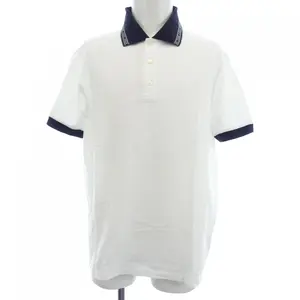 Pre-owned VERSACE Cotton Small Leather Goods Polo Shirt