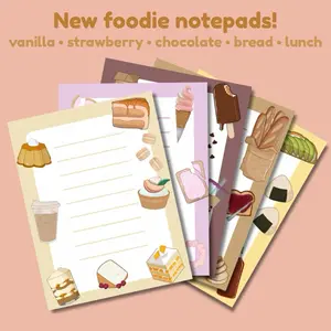 Foodie Notepads | Stationary | JaniyahCreations