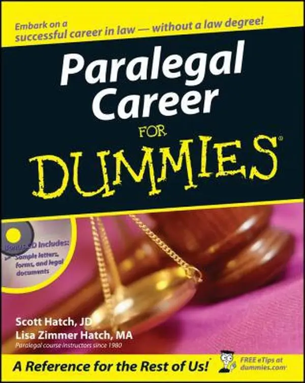 USED Book - Paralegal Career for Dummies [With CD-ROM] by Hatch, Scott A. (Paperback) - english