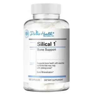 Dr. Colbert, MD Silical 1 | by Divine Health | Formulated by Dr. Chad Price, MD | Support Bone Strength | Vitamin D3 | Calcium | Magnesium | 120 Capsules