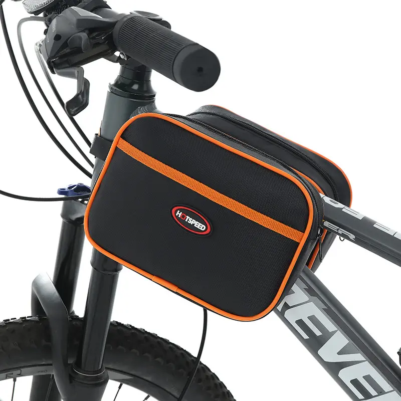 New Outdoor Riding Bag Mountain Bike Upper Tube Bag Road Bike Saddle Bag Bicycle Front Beam Bag Bicycle Front Bag