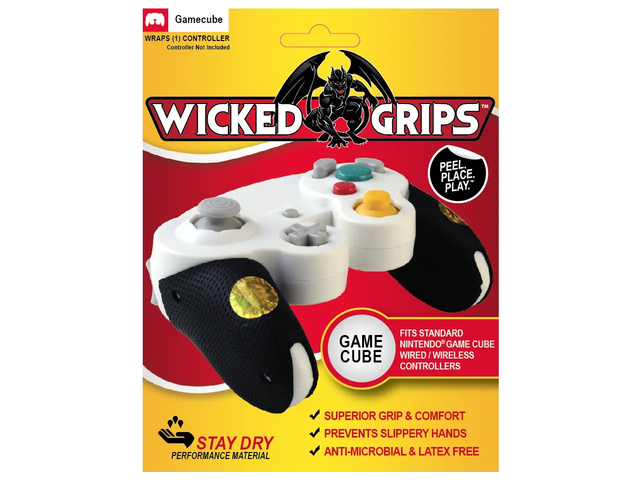 Wicked-Grips™ Nintendo Gamecube  / High Performance Controller Grips - Retail (Controller NOT Included)