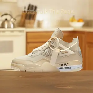 Street style retro trend fashionable anti slip and shock-absorbing practical beige
