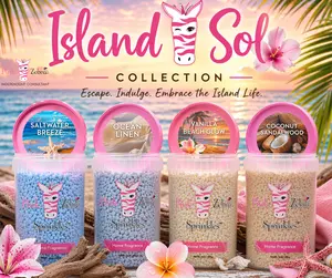 ISLAND SOL COLLECTION- PINK ZEBRA SPRINKLES 3.75 OZ