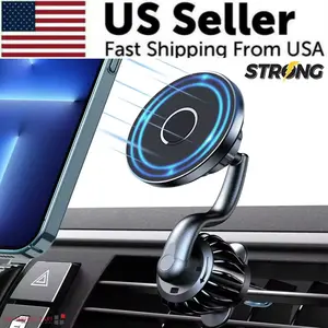 Strong Magnetic 360° Rotation Mag Safe Air Vent Car Mount Dashboard Phone Holder