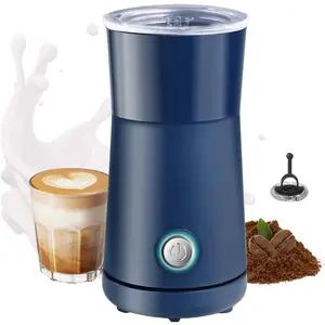 Milk Forther Simple Milk Frother and Steamer 2-in-1 Milk Steamer with Hot Milk  and Hot Milk for Latte, Macchiato, Cappuccinos (blue), medium