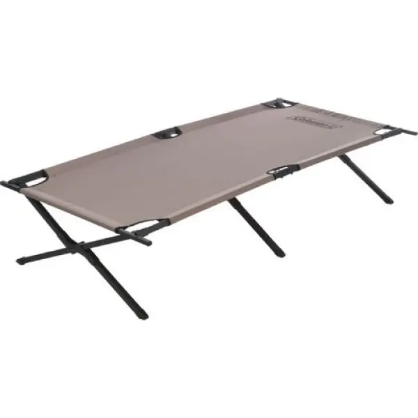 Coleman Trailhead 2 Portable Camping Cot with Camping Folding Chair - Brown, Steel Frame, Compact Design, Dual Crossbars, Easy Assembly (Model 765353), Camping Folding Chairs