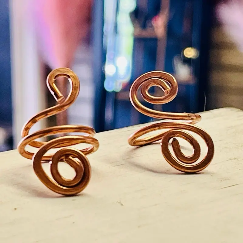 Handmade pure copper rings for men & women