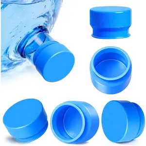 Upgraded 3 and 5 Gallon Water Jug Cap,   Replacement Cap, No Spill 5 Gallon Water Jug Lid Fits 55mm Bottle, 5 gallon water bottle caps for Outdoor & Kitchen - Pack of 3