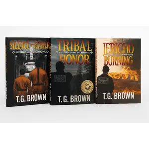 Three-Book-Bundle - T.G. Brown Signed Complete Warren Lawson Series - (Book 1 WL Series) Jericho Burning (Book 2 WL Series) and Silence Thy Father (A prequel to the WL series) Psychological Crime Thriller Series. Novel box set.  Dark and Gritty mystery