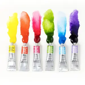 Winsor & Newton Professional Watercolor Set Karen Klugein Botanical 6 Colors 5ml Tubes for Vibrant Botanical Art