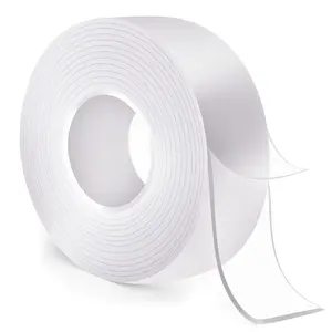 Buy One Get One Dual-Sided Nanometer Tape, Strong Adhesive No-Trace Sticker, Multi-Functional Fixing Tape for Wall Art, Posters, Carpets, High Bond Adhesive (10 Feet)