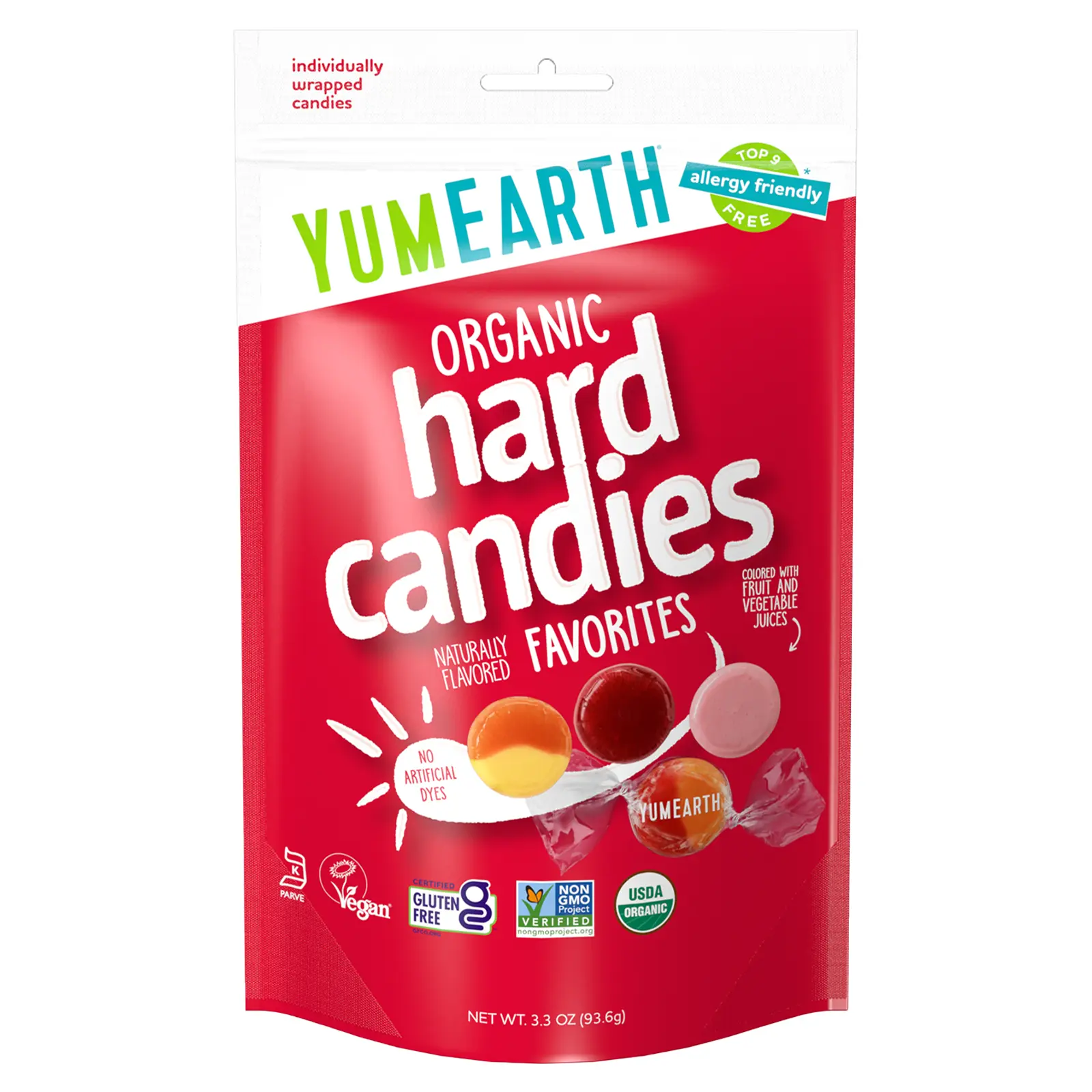 YumEarth Organic Hard Candies, Favorites, 3.3 oz (93.6 g) YumEarth Organic Hard Candies, Favorites, 3.3 oz (93.6 g)