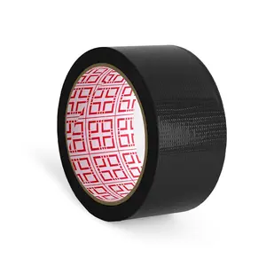 Heavy Duty Black Duct Tape, 2 in x 22 yd Multi-Surface Waterproof Tape with Strong Industrial Adhesive, No Residue, Easy Hand Tear for Indoor & Outdoor Repairs, Single Roll