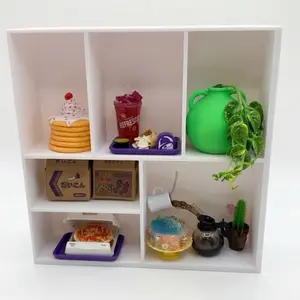 3D Printed Mini Display Shelf 9x9 | Custom Slot Sizes for Miniverse, Collectibles & Tiny Displays(Toys for display only