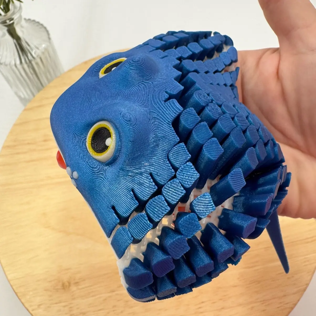 3D Printed Manta Ray Super Flexible Collectible Figurine