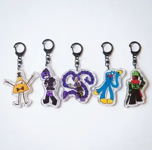 Lilly Love Braids Acrylic keychain (Fan made) - Poppy Playtime, Bill Cipher, Uzi doorman, Huggy Wuggy, Acrylic Keychain Forsaken Roblox