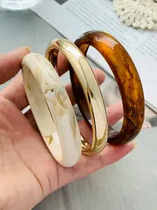 Women Chic 3pc Bangle Bracelet Jewelry Set - Jewellery