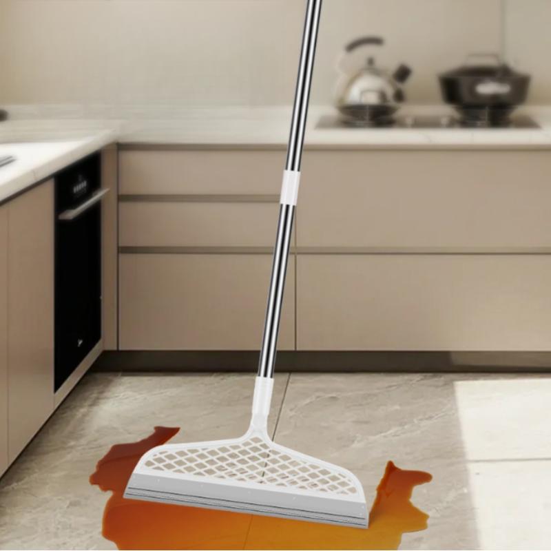 Multifunction Magic Broom, Squeegee Broom for Floor, Rubber Silicone Broom for Floor Cleaning, Magic Broom Sweeper for Living Room, Kitchen, Bathroom-Easy Dry The Glass, House Cleaning Tools
