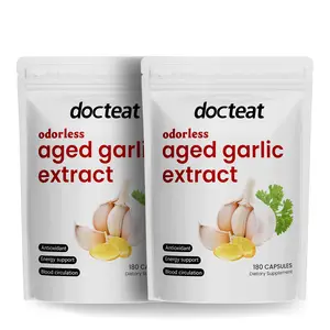 [2-Pack] Odorless Aged Garlic Extract Softgels – Supports Immune & Heart Health, Boosts Energy & Antioxidant Power, Non-GMO & Gluten-Free Herbal Supplement
