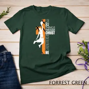 Christian Basketball Boys Girls Shirt Basketball Lover Gift T-Shirt Sweatshirt