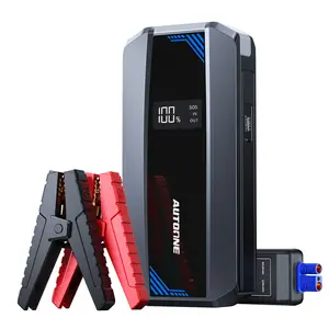 AUTOONE 6000A Car Battery Jump Starter Up to All Gas 10L Diesel Engine, Battery Booster Car Battery Jumper Starter Portable 12V Jump Box with USB Output, Storage Case, LED Flashlight