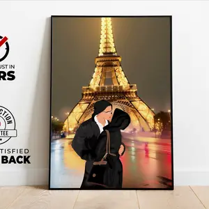 Custom Personalized portrait Gifts for love from photo, Couple drawing Wall art, Gifts for her