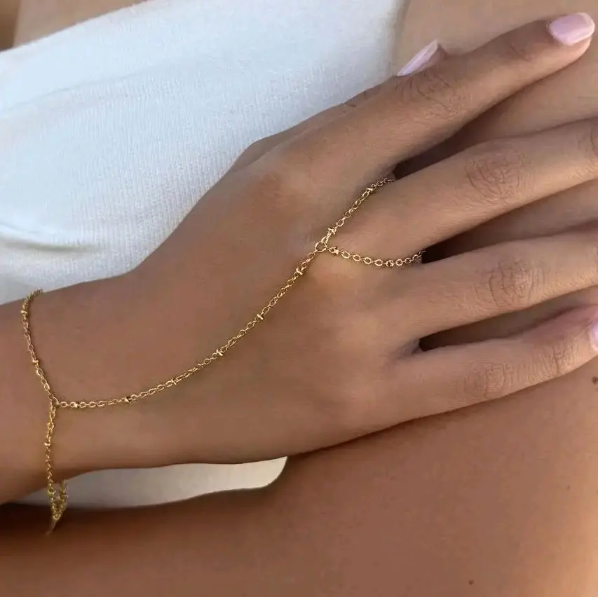 Tarnish Resistant 18k Gold Plated Handchain