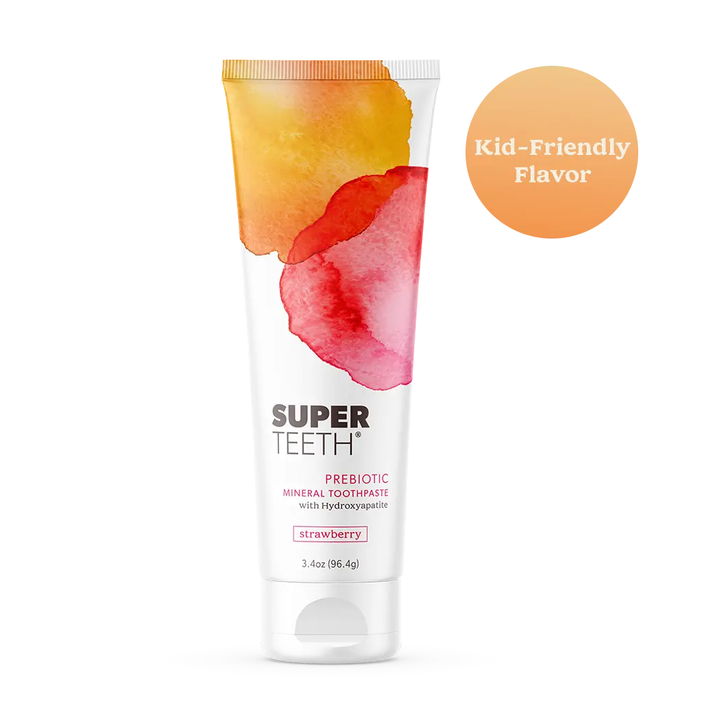 Hydroxyapatite Prebiotic Toothpaste - Strawberry