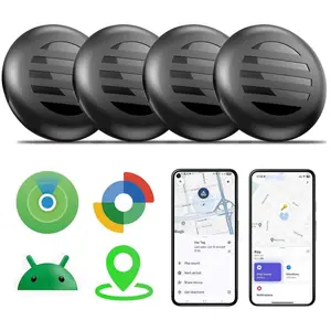 Air Tag Tracker with Case-1/2/4 Pack in and Silicone, Key Finder for Luggage and Pets, Wireless Positioning Tracker, Smart GPS Tag with 220mah Battery