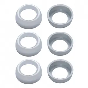 United Pacific - Chrome Toggle Switch Nut Cover for Peterbilt