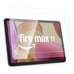 [ 2 Pack] Tempered Glass Screen Protector for Kindle Fire Max 11 Tablet 2023 release 13th Generation,9H hardness shockproof high Definition Clear Protector