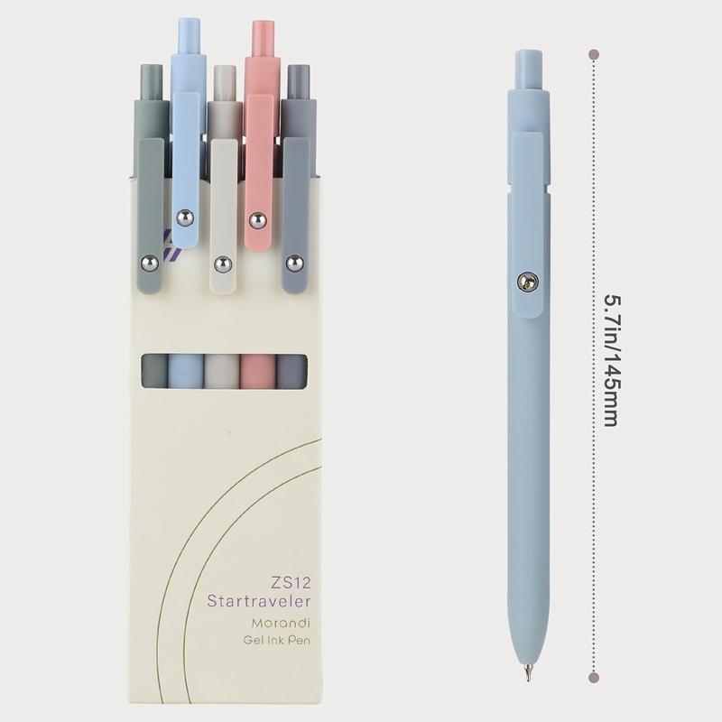 Zenith Zs12 Star Traveler Pens,Dry Quickly, Zennyth Zs12 Startraveler Aurora Accent Gel Ink Pen, Soft Grip Reduce Hand , Zenith Gel Pens Smooth Writing (Retro color)