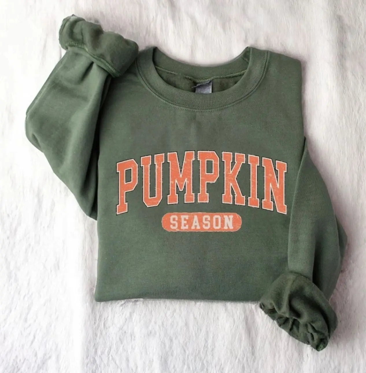 Retro Pumpkin Season Sweatshirt, Autumn Fall Sweatshirt, Halloween Thanksgiving, Fall Gift, Full Size, Soft Cotton. Casual Womenswear