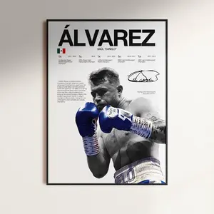 Canelo Alvarez Poster, Boxing Wall Print, , Boxer Poster, Mexican Boxer, Gym Poster, Boxing Room Decor, Boxing Fan Gift