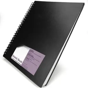 9" x 12" Dry Media Sketchbook - Spiral Bound Sketchbooks Holding 80 Sheets of  75 lb. (110 GSM) Paper