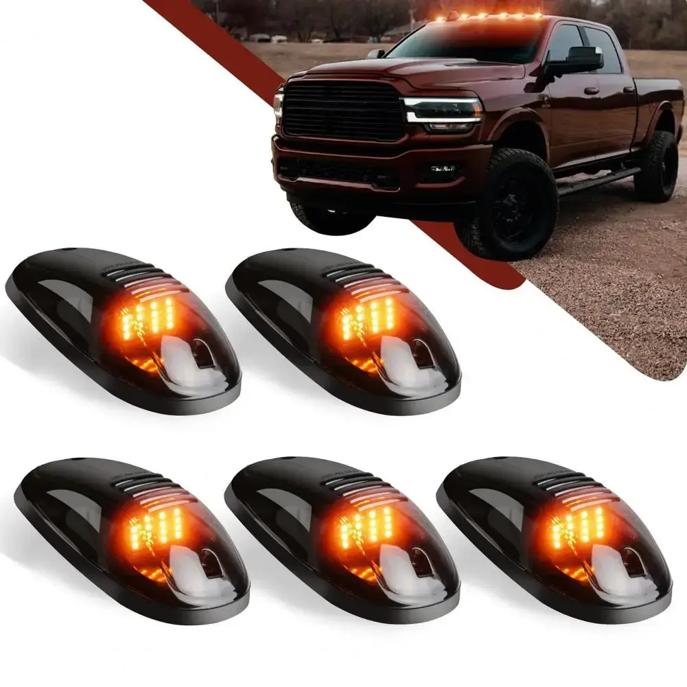 5-Piece LED Roof Marker Light Set for Trucks, Interior Lighting Upgrade Accessories, Durable & Bright Design