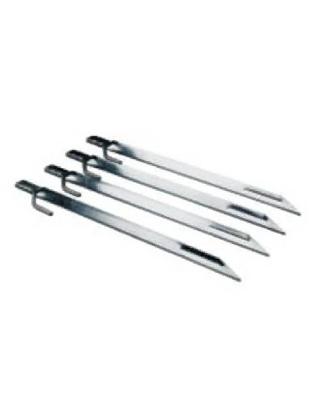 Coleman Heavy-Duty Tent Stakes, 12-Inch Plated Steel Construction for Hard Ground, Outdoor Camping Accessory, 4-Pack, Ground Penetration, Pointed Tip, Metal, Unisex, Functional