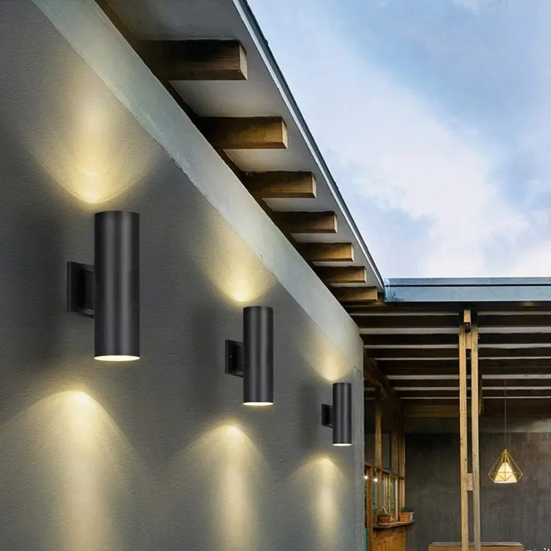 Plastic Wall Light, Up-Down Lighting Points, Outdoor Hanging, Finish, E27 Socket, Durable & Stylish Design, Decorative Light, Home Decoration, Hanging Lights