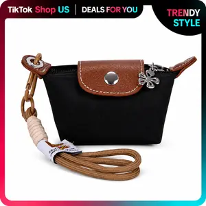 Women’s Portable Mini Zipper Wristlet Handbag, Ideal for Luggage & Bags Collection