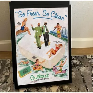 Outkast So Fresh, So Clean Vintage Poster, Swimming Pool Poster