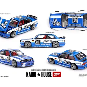 Kaido House x Mini GT BMW M3 Kaido Touring Champ V1 – Blue/White