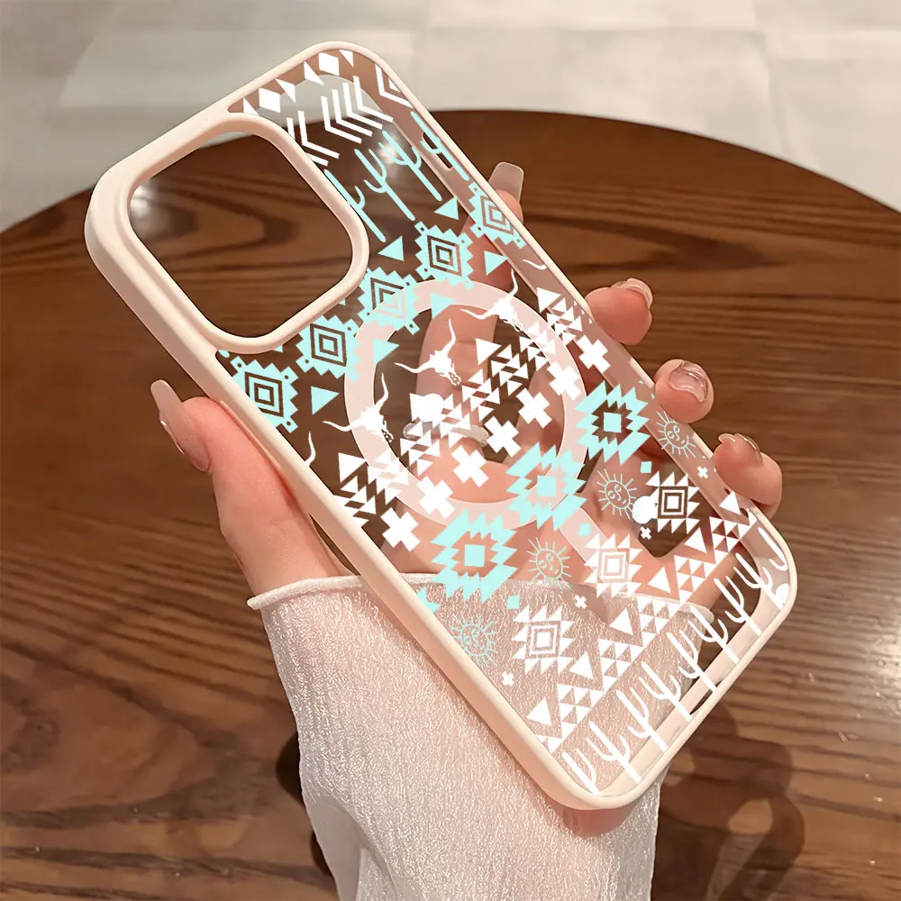 Premium Magnetic Phone Cases for iPhone17/11/12/13/14/15/16//17/Air/promax/Plus Western Bull Head y2k cased MagSafe Ready, Anti-Fall, Springtok and Ultra-Thin Design |     Perfect for Everyday Use Protector Screen Protector Aesthetic Resistance