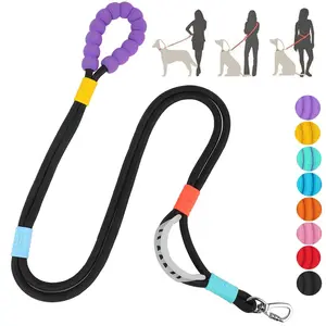 Hands-Free Dog Leash – Adjustable Waist, Crossbody & Handheld