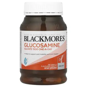 Blackmores Glucosamine Sulfate One-A-Day, Vanilla, 1,500 mg, 180 Tablets