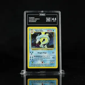 GYARADOS 1999 WOTC POKÉMON #6/102 BASE SET HOLO  TAG 4.5 VG EX+