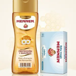 Mennen Haircare Cleanser Kit - 200 ml Nourishing Hydrating Shampoo Bottle, Daily-Use Mennen Soap Set