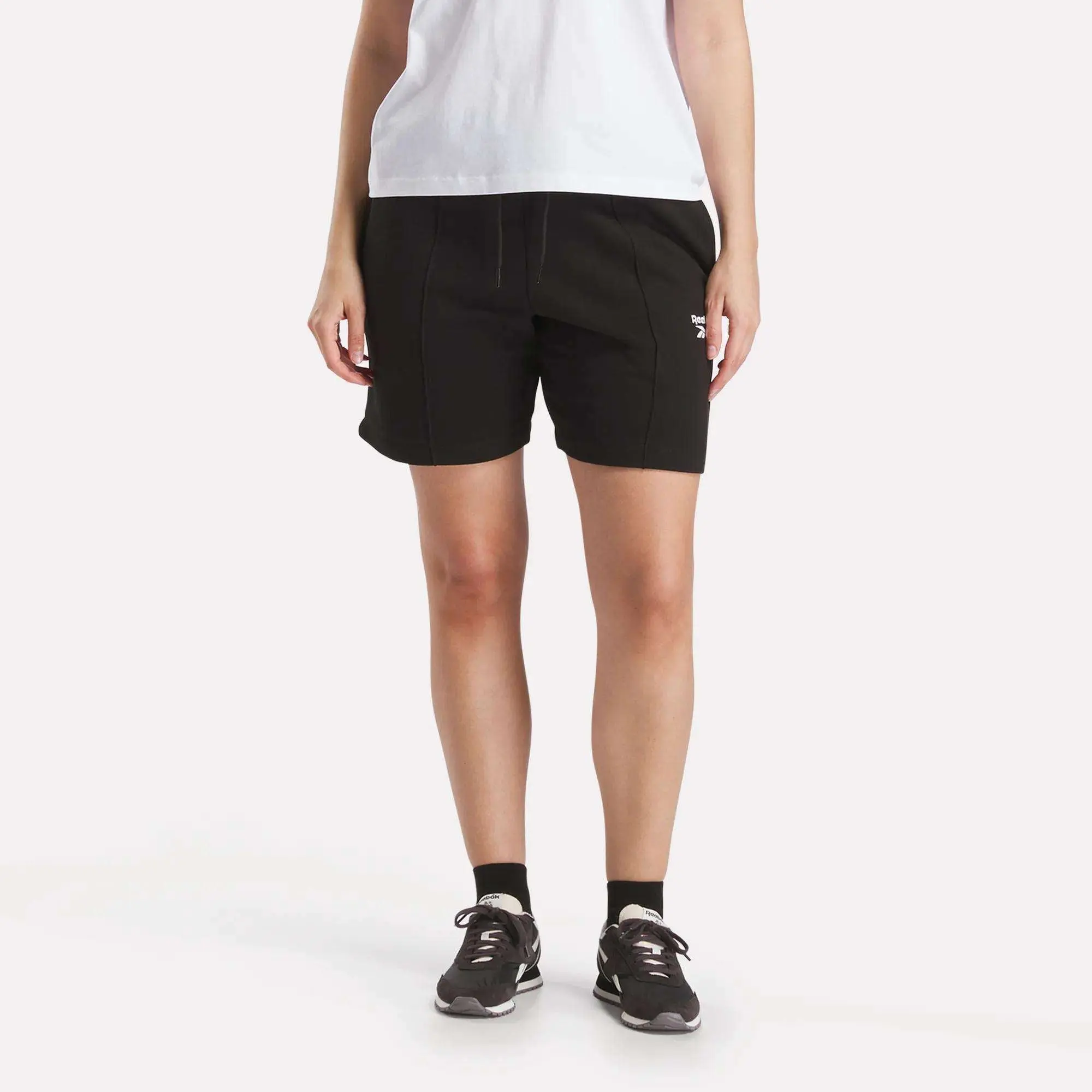 Reebok Women's Pintuck Long Shorts Reebok Women's Pintuck Long Shorts